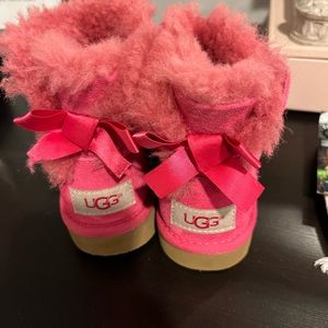 Toddler Size 9 UGG Boots Bright Pink